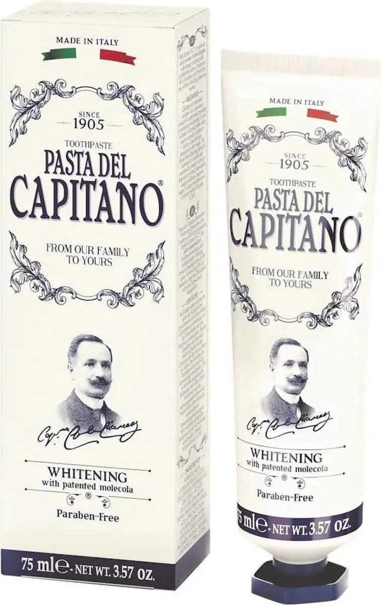 Pasta del Capitano - 1905 Whitening - Tandpasta - 75ml - Baard en Co - Tandpasta - 8002140137204