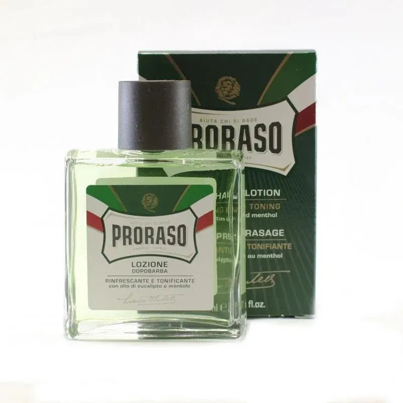 Proraso Aftershave Green Menthol 100ml - Baard en Co - Aftershave - 8004395001064