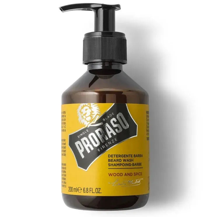 Proraso baardshampoo Wood & Spice 200ml - Baard en Co - Baardshampoo - 8004395007509
