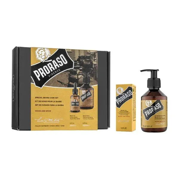 Proraso - Special beard care set - Wood and Spice - Baard en Co - Baardset - 8004395007455