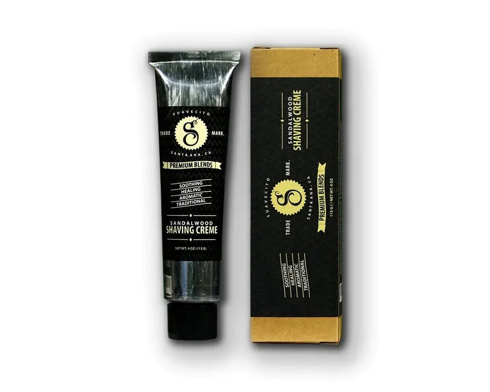 Suavecito Premium sandalwood scheercreme - Baard en Co - Scheercreme - 0859896004193