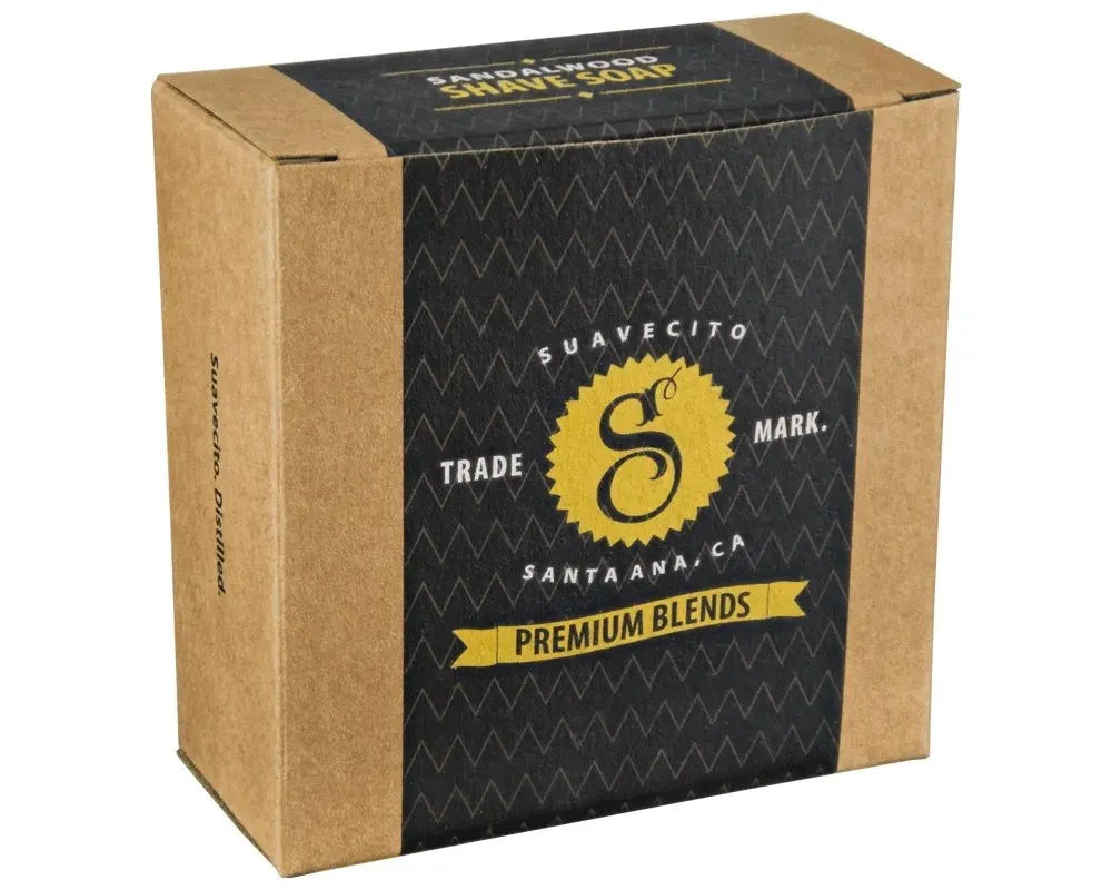 Suavecito Premium Sandalwood Scheerzeep - Baard en Co - Scheerzeep - 0700645591450