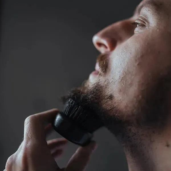 ZEW For Men Compacte baardborstel | perfecte reisgenoot - Baard en Co - Baardborstel - 5906874538296