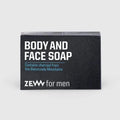 ZEW For Men - Lichaams- en gezichtszeep met houtskool - Baard en Co - Badzeep - 5903766462110
