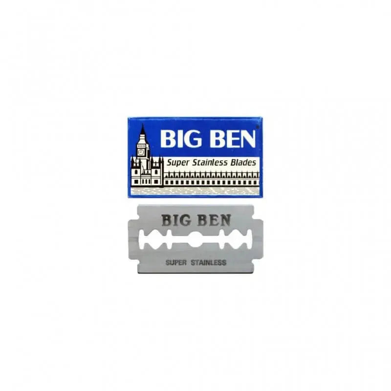Big Ben - Super Stainless Double Edge Blades - 5 stuks - Baard en Co - Scheermesjes - 6222001551433