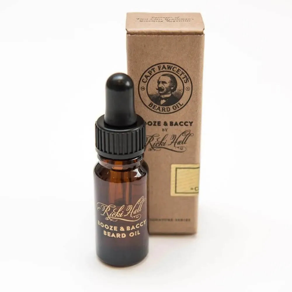Captain Fawcett Beard Oil Booze & Baccy Travel Size - Baard en Co - Baardolie - 5060338440317