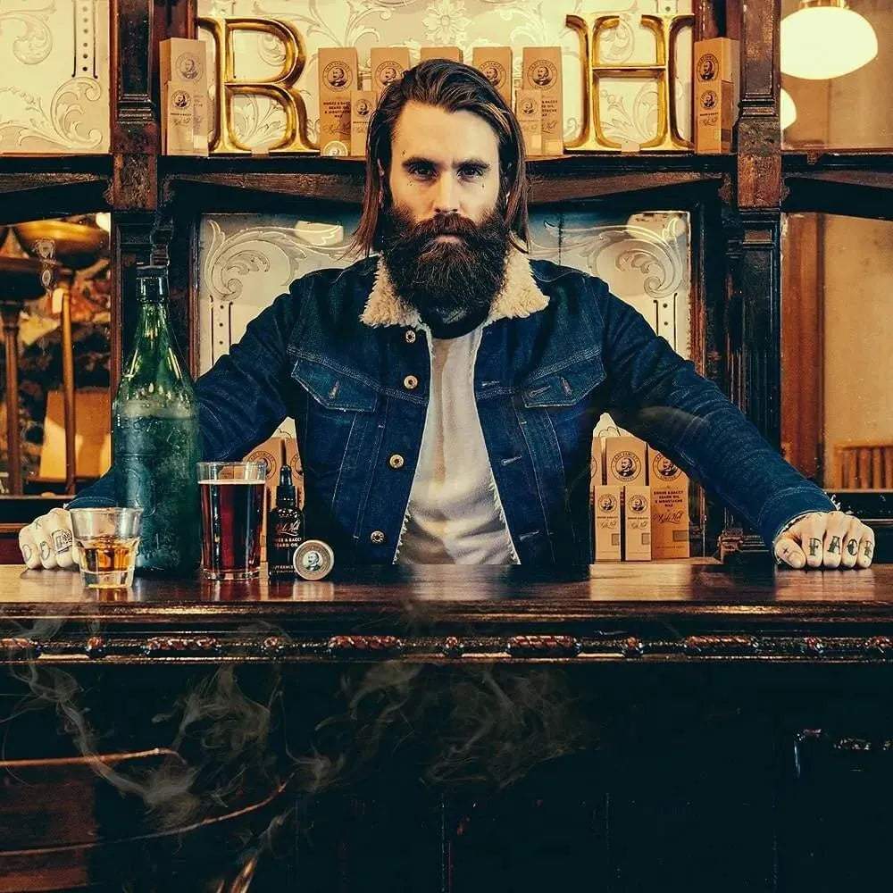 Captain Fawcett booze & baccy gift set - Baard en Co - Baardset - 5060338440294