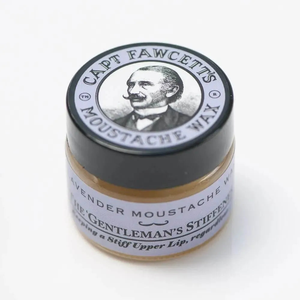 Captain Fawcett Lavender Moustache Wax - Baard en Co - Snorwax -