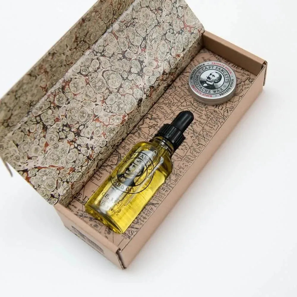 Captain Fawcett private stock gift set - Baard en Co - Baardset - 5060338440492
