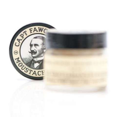 Captain Fawcett Sandalwood Moustache Wax - Baard en Co - Snorwax -