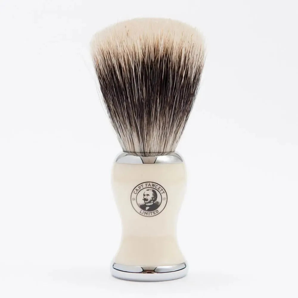 Captain Fawcett Scheerborstel - Baard en Co - Scheerkwast dassenhaar - 5060338440645