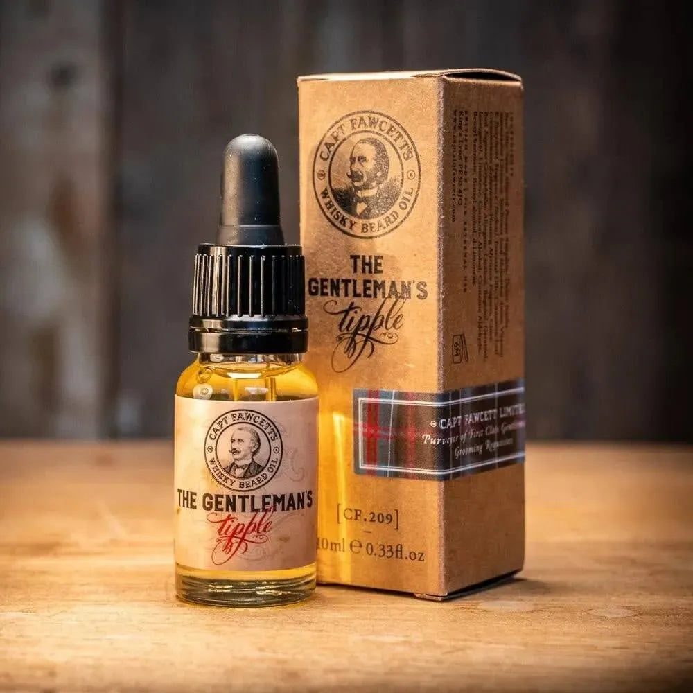 Captain Fawcett Whisky Baardolie 10 ml - Baard en Co - Baardolie - 5060338441376
