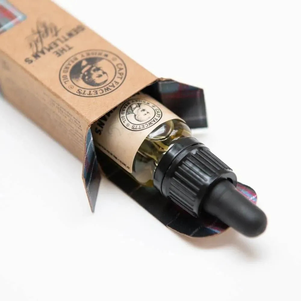 Captain Fawcett Whisky Baardolie 10 ml - Baard en Co - Baardolie - 5060338441376