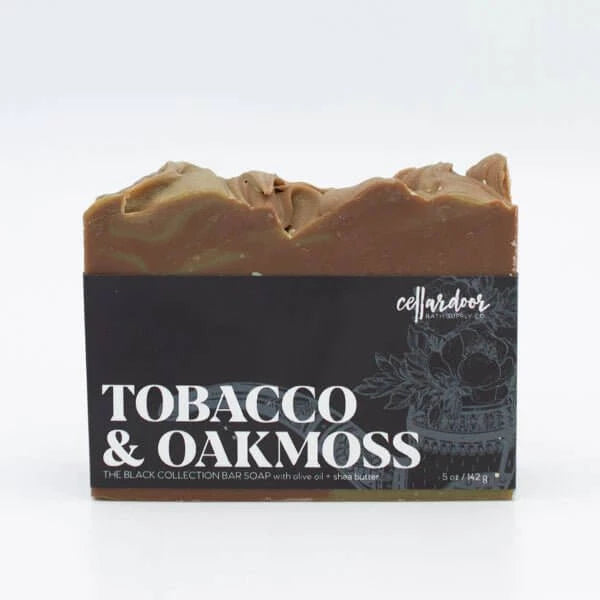 Cellardoor Tobacco + Oakmoss Bar Soap 142g - Baard en Co - Badzeep - 028672210725