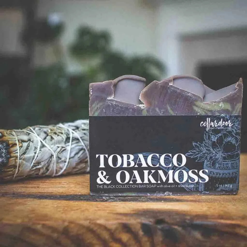 Cellardoor Tobacco + Oakmoss Bar Soap 142g - Baard en Co - Badzeep - 028672210725