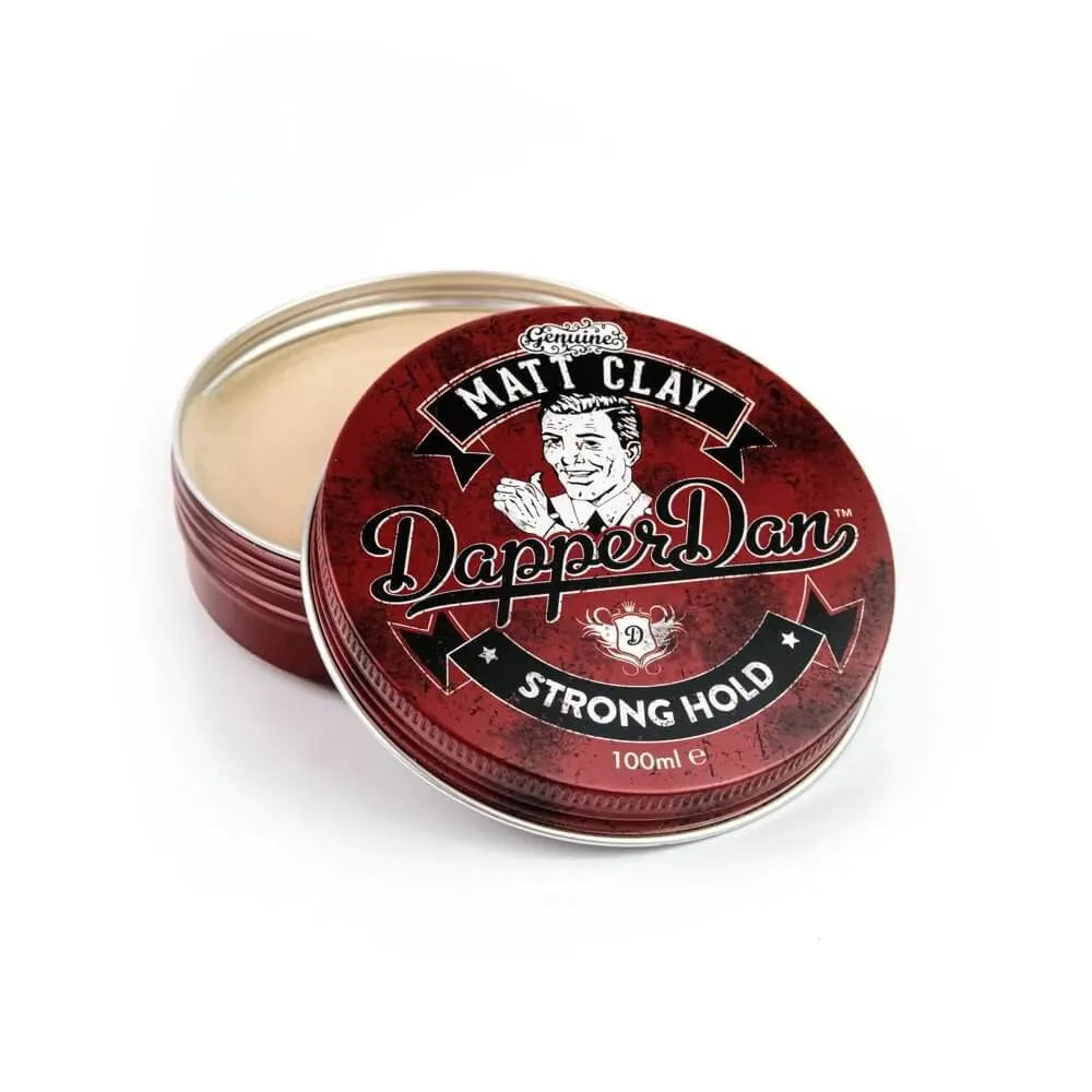 Dapper Dan Matt Clay - 100ml - Baard en Co - Pommade - 634158476280