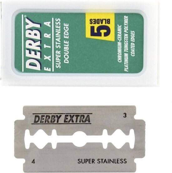 Derby Extra Double Edge Blades - Baard en Co - Scheermesjes - 7436923344335
