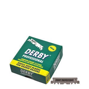 Derby Single Edge Blades - 1 doosje van 100 pcs - Baard en Co - Scheermesjes - 8690885200026