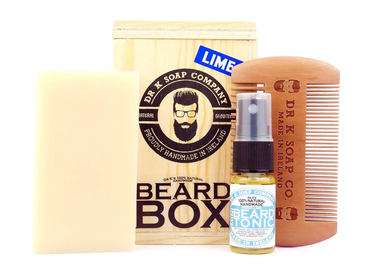 Dr K Beard Box - Lime - Baard en Co - Baardset - 637122759921