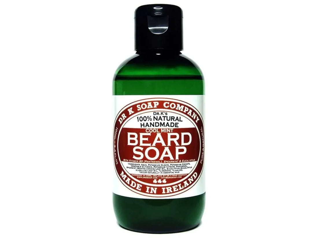 Dr K Soap Company Baard Zeep - Cool Mint - 100 ml - Baard en Co - Baardshampoo - 637122759273