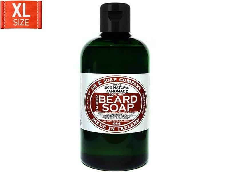Dr K Soap Company - Baard Zeep - Cool Mint - 250ml - Baard en Co - Baardshampoo - 637122759280