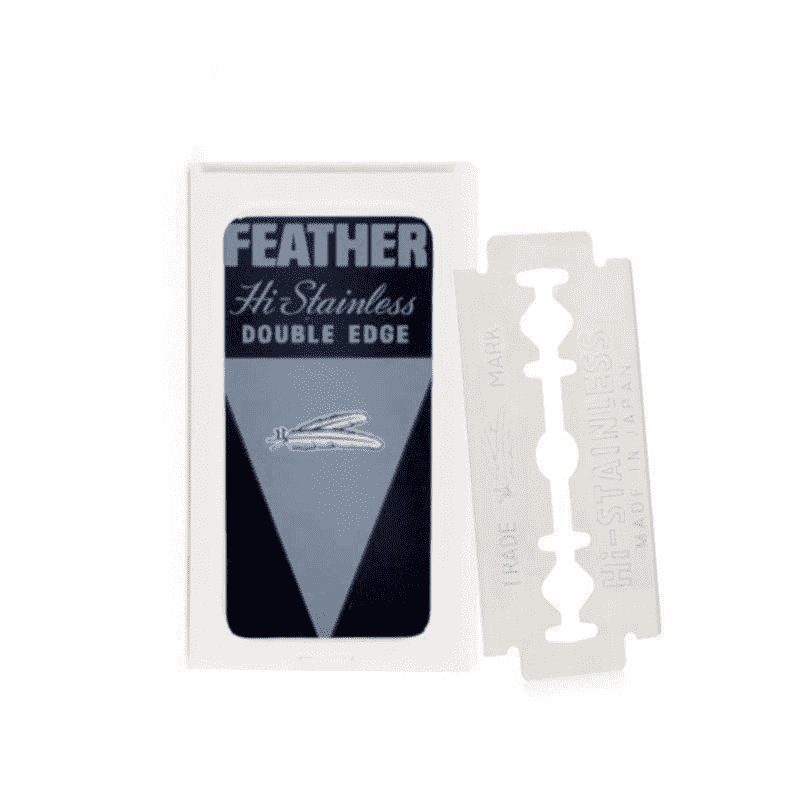 Feather - Double Edge Blades 71-S (100 st) - Hele doos - Baard en Co - Scheermesjes - 4902470590684