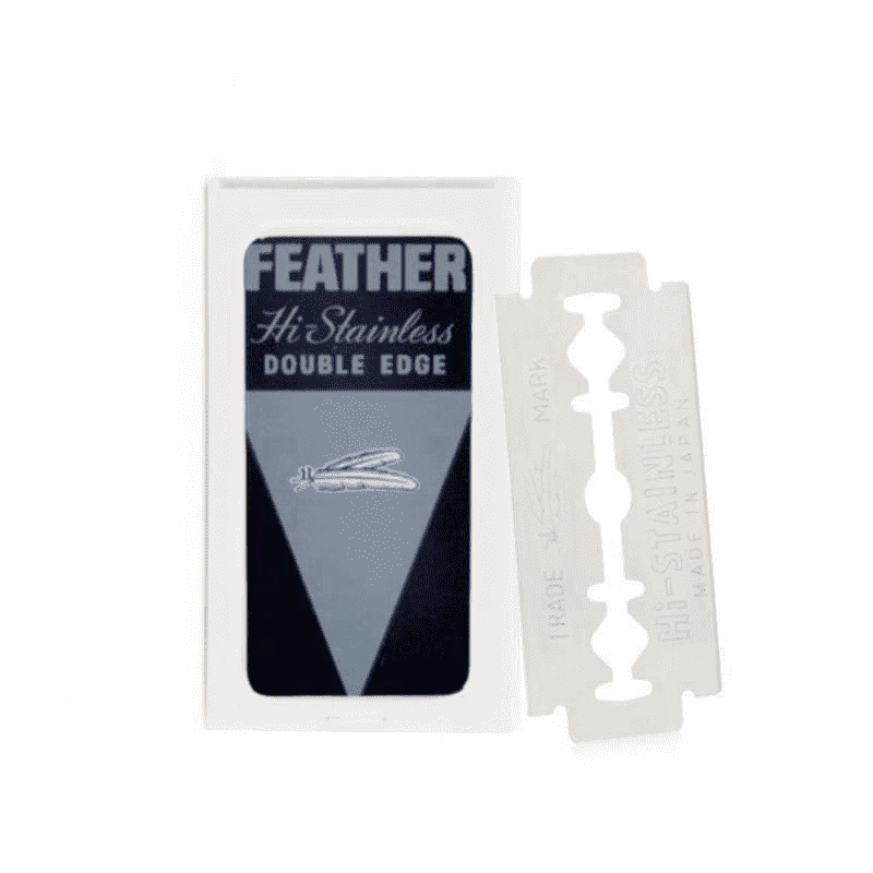 Feather - Double Edge Blades 71-S (100 st) - Hele doos - Baard en Co - Scheermesjes - 4902470590684