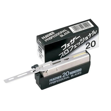 Feather PB20 Shavette Profesional Blades - 20 stuks - Baard en Co - Scheermesjes - 4902470071015