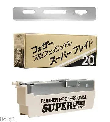 Feather Professional Blades Heavy PS20 shavette scheermesjes - Baard en Co - Scheermesjes - 4902470090009