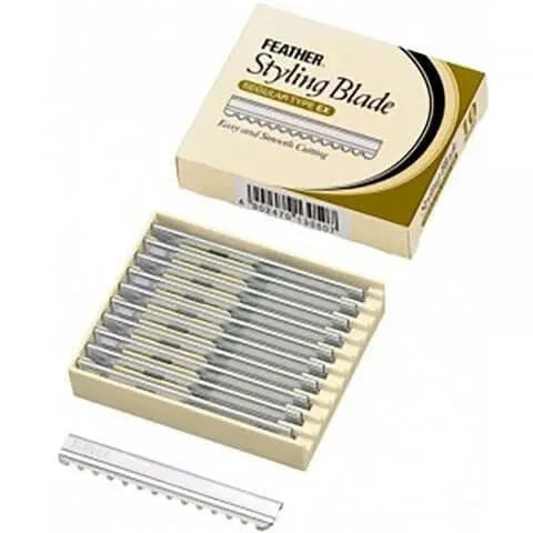 Feather Styling Blade Classic 1x10 st - Baard en Co - Scheermesjes - 4902470130507