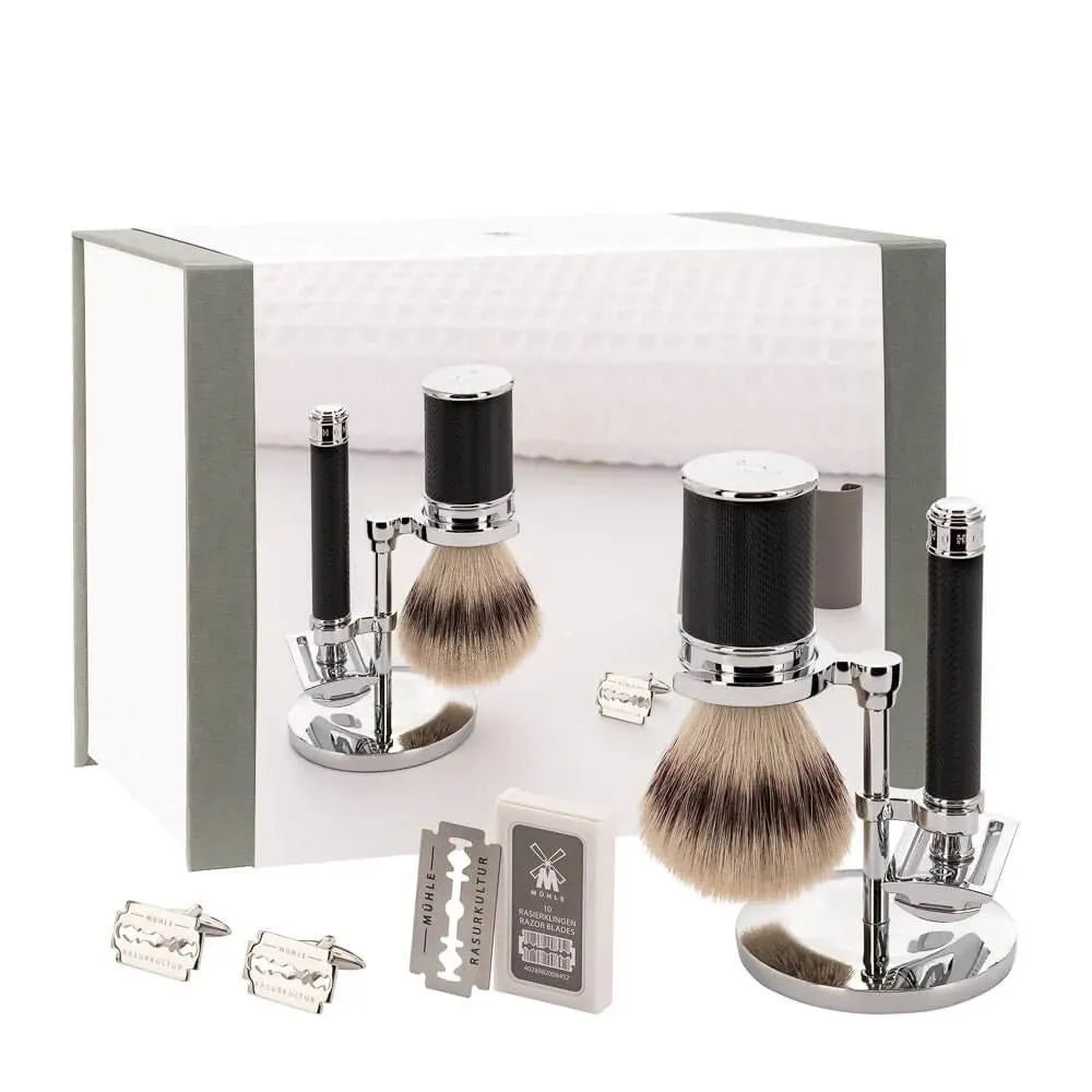 Gift Set TRADITIONAL BLACK van Mühle - Baard en Co - Giftset - 4028982009060