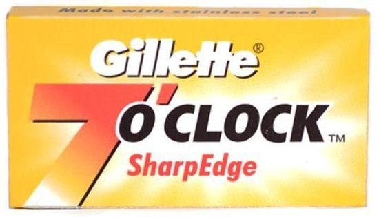 Gillette 7 O Clock Double Edge Razor Blades - Baard en Co - Scheermesjes - 3014260316259