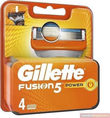 Gillette Fusion Power - 4 stuks - Scheermesjes - Baard en Co - Scheermesjes - 7702018852475