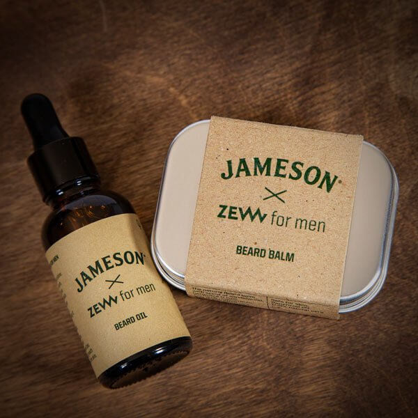 JAMESON x ZEW for men Beard Oil | Sandelhout, bergamot & limoen - Baard en Co - Baardolie - 5903766462318