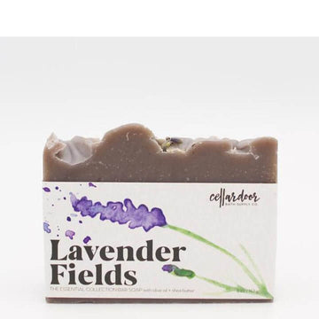 Lavender Fields Bar Soap 142g - Cellardoor bath supply co - Baard en Co - Badzeep - 028672210022