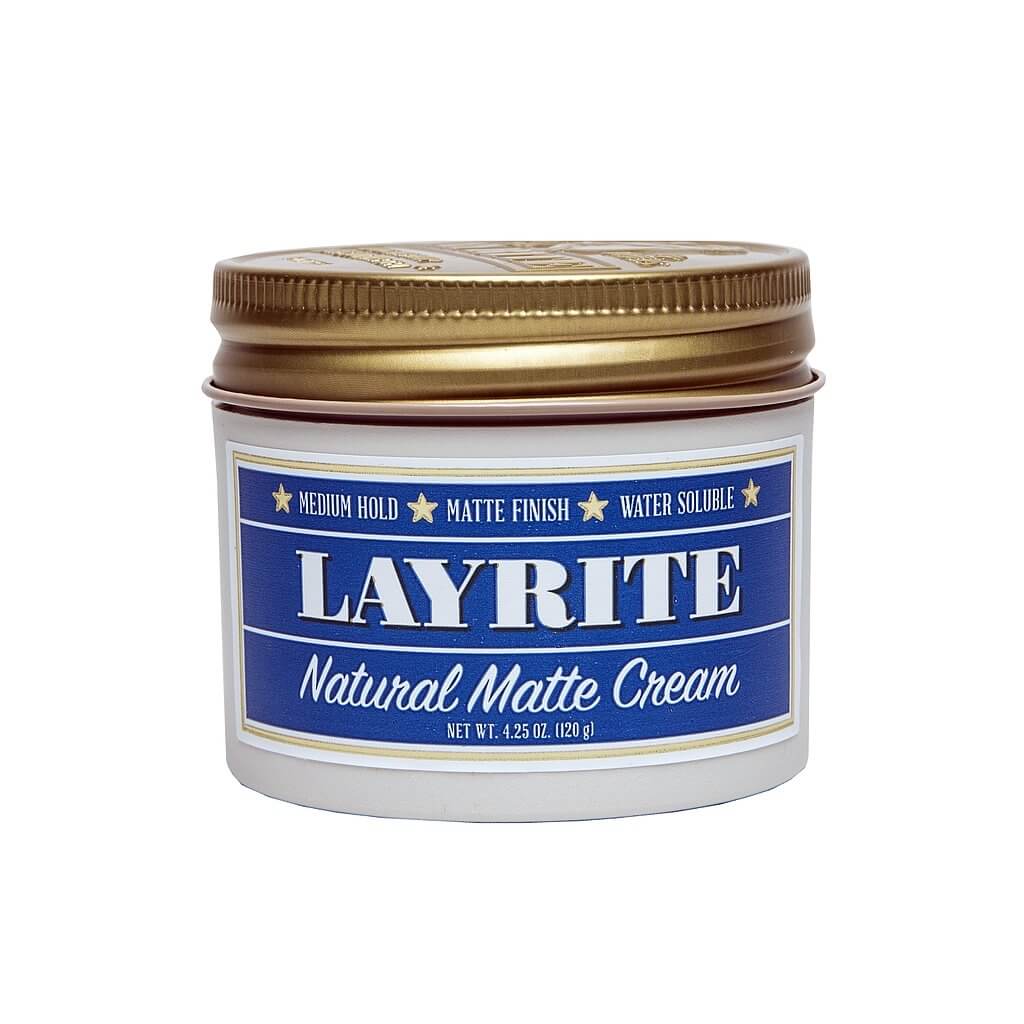 Layrite Natural Matte Cream Pomade - Baard en Co - Pommade - 0857154002288