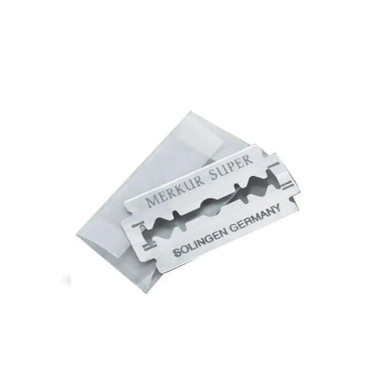 Merkur Platinum Double Edge Safety Razor Blades 10 Razor Blades - Baard en Co - Scheermesjes - 4045284032022