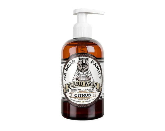 Mr. Bear Beard Wash Citrus - Baard en Co - Baardshampoo - 7350084610002