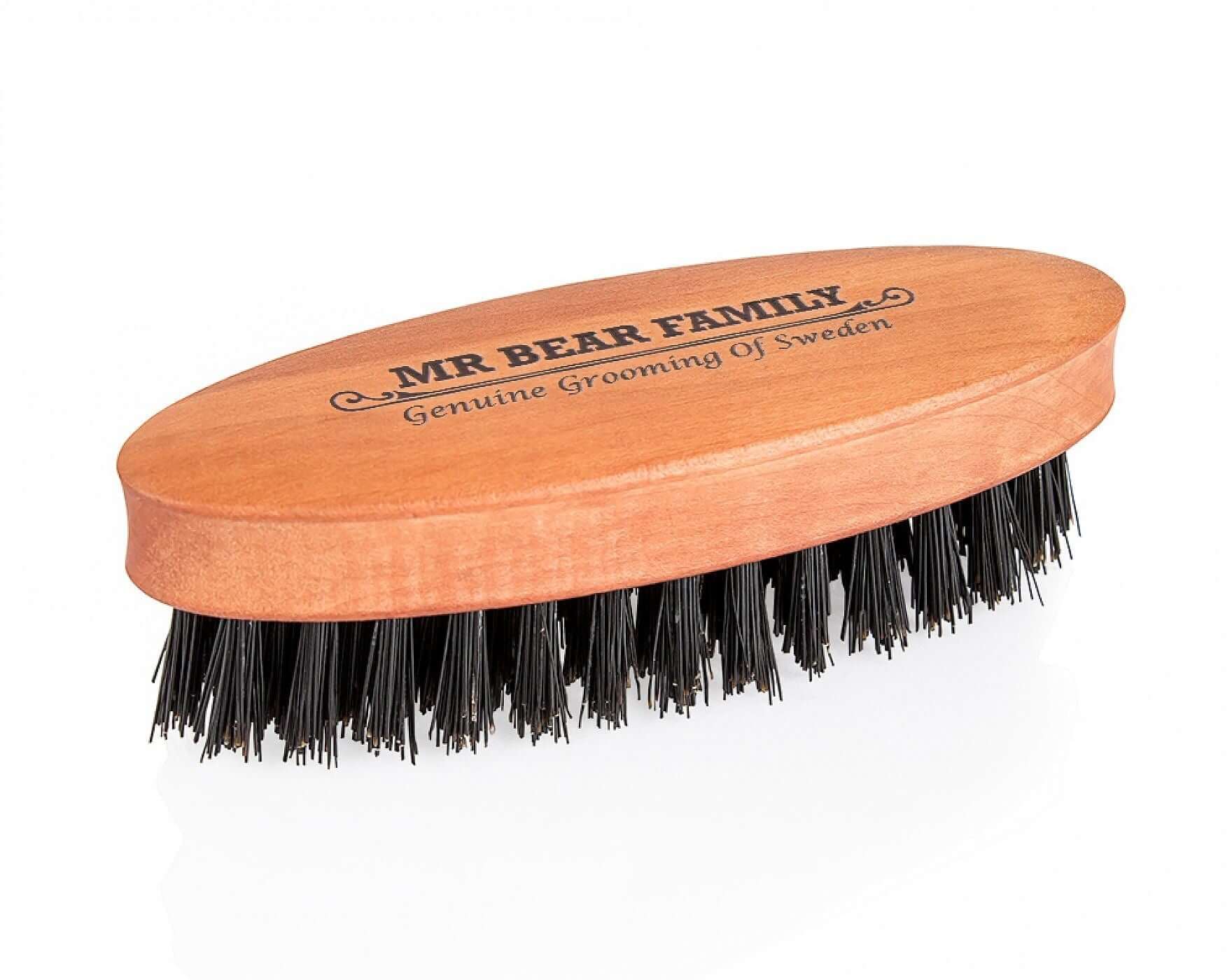 Mr Bear Family Beard Brush Travel Size - Baard en Co - Baardborstel - 73144977