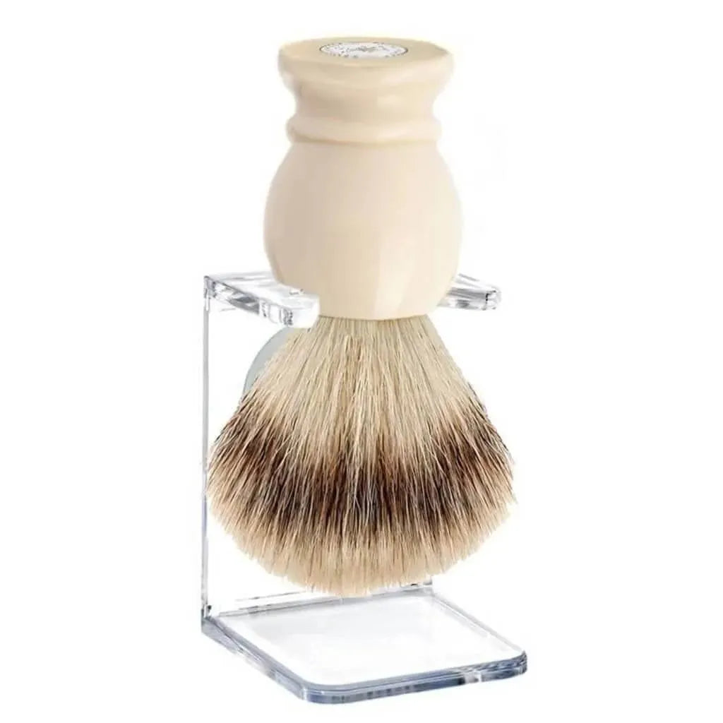 NOM Houder Scheerkwast - transparant - Baard en Co - Scheerstand - 4028982000296