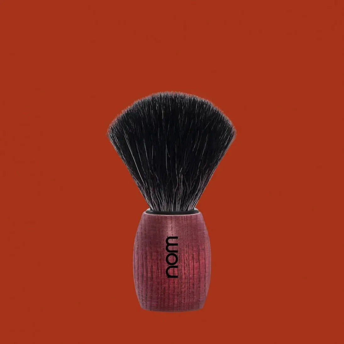 NOM OLE Scheerkwast Blushed Ash, Black Fibre - Baard en Co - Scheerkwast synthetisch - 4028982210947