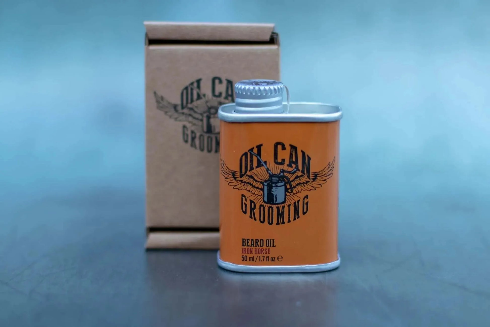 Oil Can Grooming Iron Horse Beard Oil - Baard en Co - Baardolie -