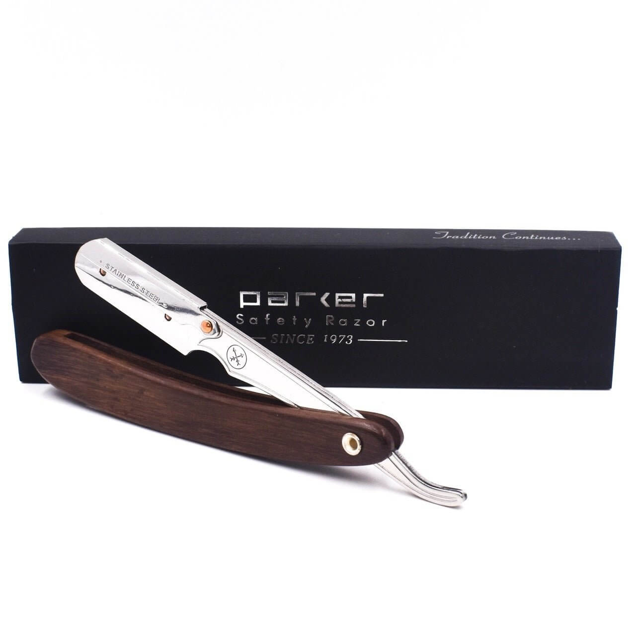 Parker Barbermes SRDW sheesham wood - Baard en Co - Shavette -