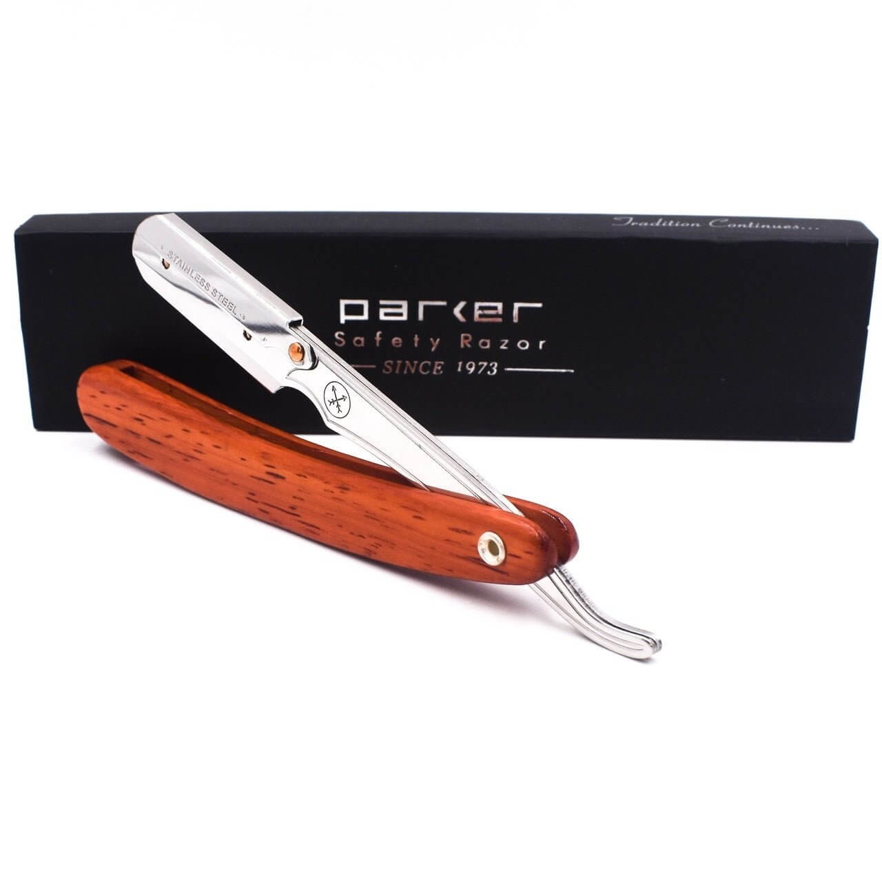 Parker Barbermes SRRW rosewood - Baard en Co - Shavette - 8051739110944