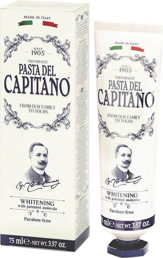 Pasta del Capitano - 1905 Whitening - Tandpasta - 75ml - Baard en Co - Tandpasta - 8002140137204