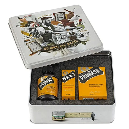 Proraso - Beard Kit - Wood & Spice - Baard en Co - Baardset - 8004395006908