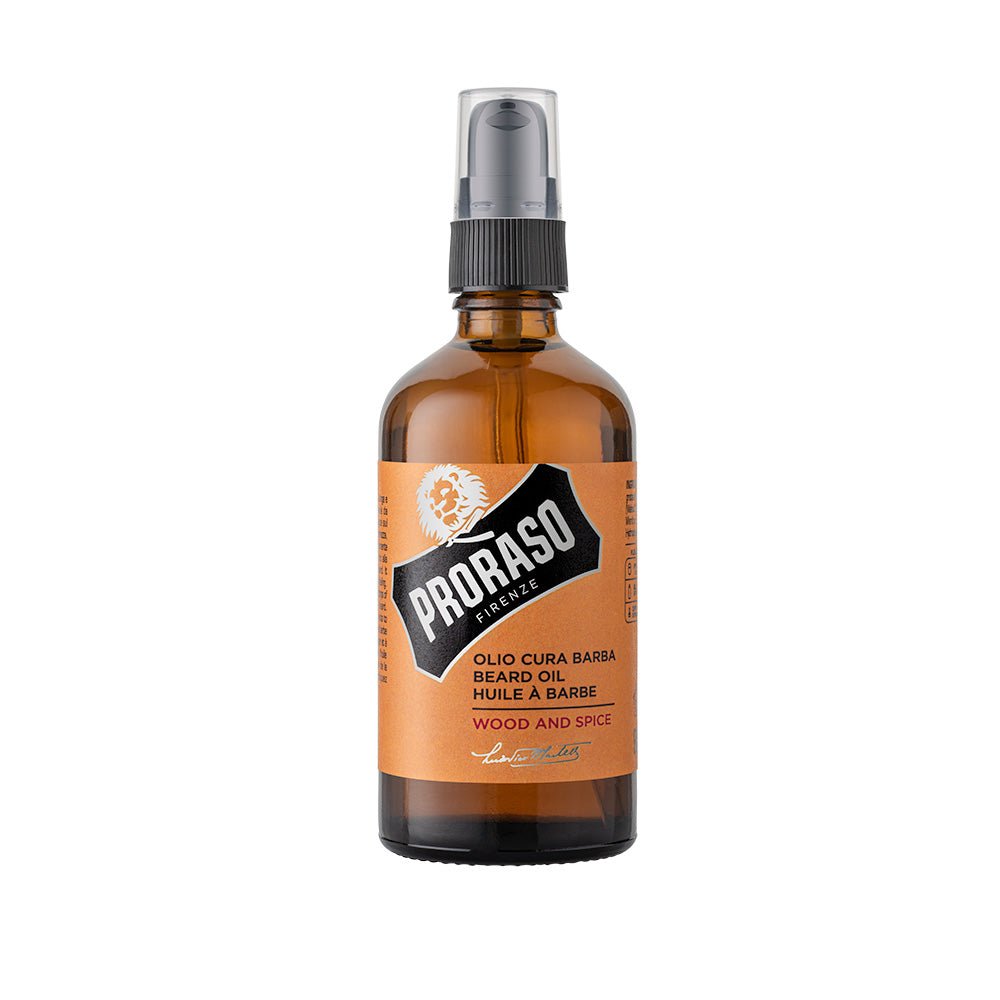 Proraso wood & spice beard oil 100ml - Baard en Co - Baardolie - 8004395006250