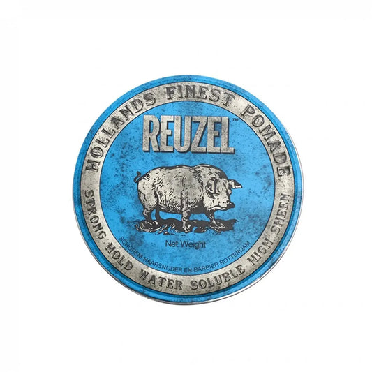 Reuzel Blue Strong Hold Pomade 340gr - Baard en Co - Pommade - 0852578006003