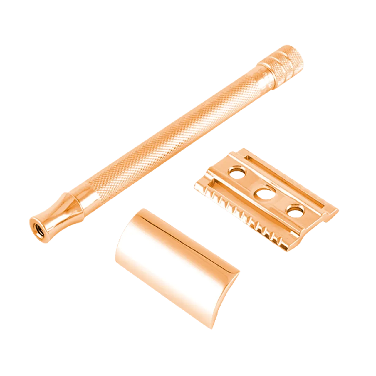 Safety Razor 24G - Extra Long - rose gold - Baard en Co - Safety Razor - 4045284032039