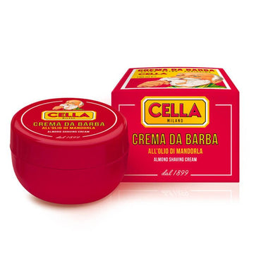 Shaving Cream Almond 150ml - Cella Milano - Baard en Co - Scheercreme - 8001117570617